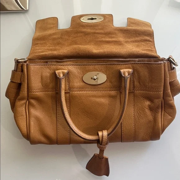 MULBERRY SMALL TAN BAYSWATER SATCHEL - Picture 8 of 16